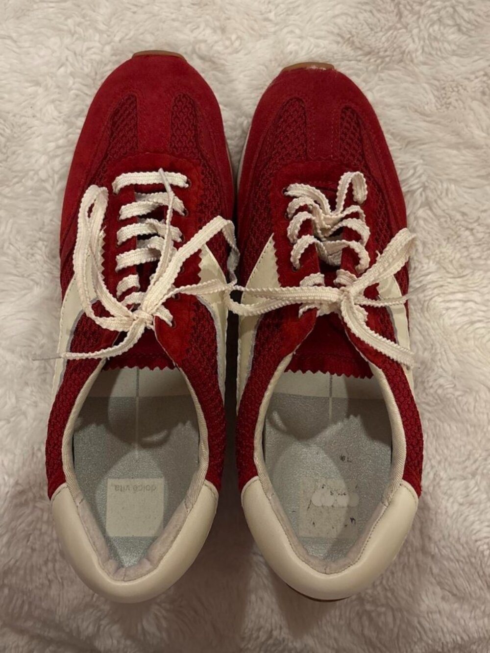 Dolce Vita Women's Red and Burgundy Trainers